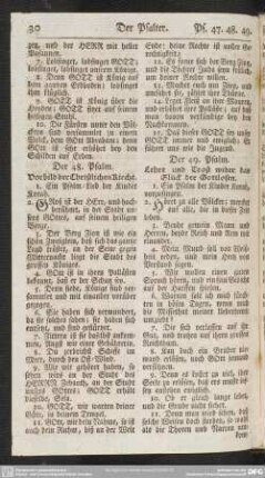 Der 48. Psalm. Vorbild der Christlichen Kirche