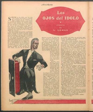 Los ojos del ídolo : Cuento por L. Loman