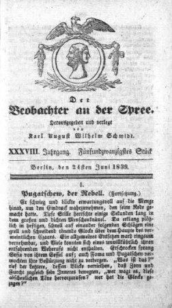 25. Stueck, 24. Juni 1839