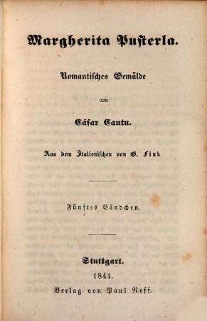 Margherita Pusterla : romantisches Gemälde, 5