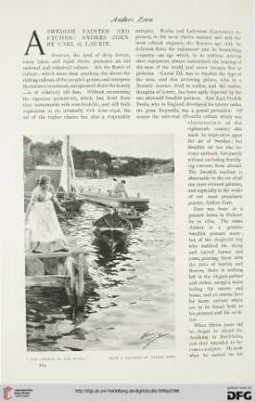13: A Swedish painter and etcher: Anders Zorn