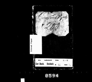Konsensbuch von Olganitz, Klingenhain und Treptitz (bei Dahlen), Bd. 1