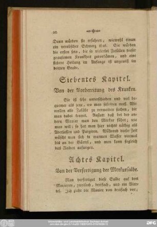 Achtes Kapitel. Von der Verfertigung der Merkursalbe.
