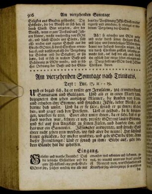 Am vierzehenden Sonntage nach Trinitatis. - Am funfzehenden Sonntage nach Trinitatis.