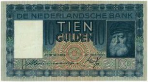 Geldschein, 10 Gulden, 5.5.1936