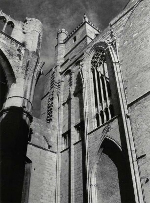 Detail der unvollendeten Kathedrale St. Just in Narbonne