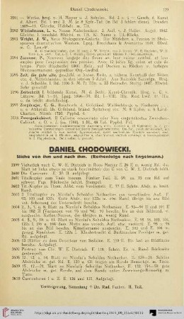 Daniel Chodowiecki (Nr. 3599-3761)