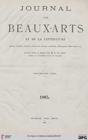 27: Journal des beaux-arts et de la littérature
