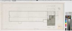Soest (Soest) 2. Erweiterung des Archigymnasiums Grundriß 2. Obergeschoß - Sprachlabor 1974 1 : 100 45 x 107 Zeichnung Hochbauamt Soest