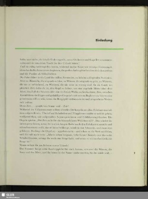 Einladung