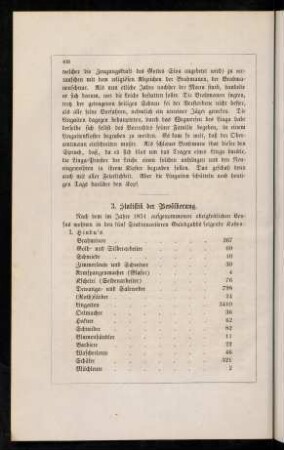 408-410, 3. Statistik der Bevölkerung