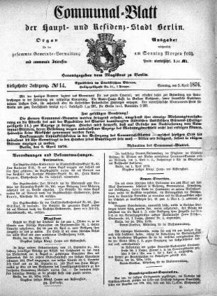 1876,14: No. 14, 2. April 1876