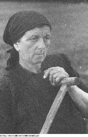 Landwirtschaft. Porträts einer Bäuerin, 1957