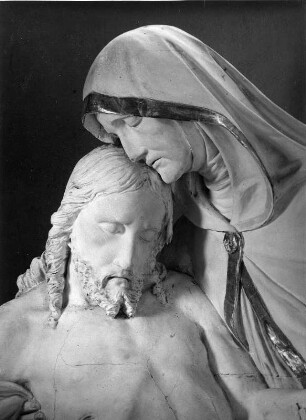 Pietà : Pietà (1701/1800). Köpfe. Miltenberg, Pfarrkirche Sankt Jakobus