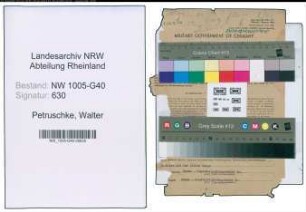 Entnazifizierung Walter Petruschke , geb. 04.01.1902 (Richter)