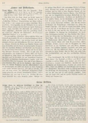 249-254 Kleine Kritiken