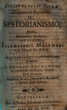 De Nestorianismo