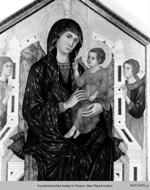 Maestà - Thronende Madonna mit Engeln