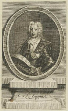 Bildnis des Carolus Emanuel, Sardiniae Rex
