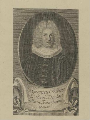 Bildnis des Johann Georgius Pritius