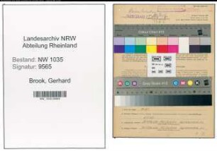 Entnazifizierung Gerhard Brook , geb. 20.03.1917 (Ingenieur)