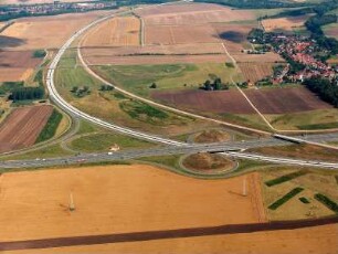 Erfurter Kreuz, Bundesautobahn A 4, Bundesautobahn A 71