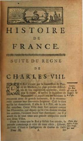 Histoire De France : Depuis L'Etablissement De La Monarchie Françoise Dans Les Gaules. Tome Neuvième