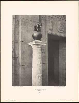 Neues Stadthaus, Berlin: Detail Vestibül Jüdenstraße (aus: Neubauten der Stadt Berlin, Bd. X, 1911)