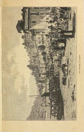 Lugano und die Verbindungslinie zwischen den drei oberitalienischen See'n