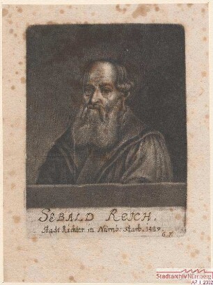 Sebald Reich, Stadtrichter in Nürnberg; gest. 1489