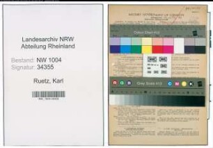 Entnazifizierung Karl Ruetz , geb. 01.08.1920 (Kaufm.Angestellter)