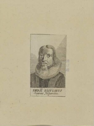 Bildnis des Iohann Elfflinius