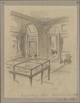 Birkenholz, Peter; Aschaffenburg; Schloss - Museum - Ausstellungsraum No. 80 (Perspektive)