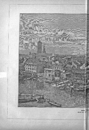 Berlin [von der] Spreeseite. Blick von [Neu-Kölln] am Wasser