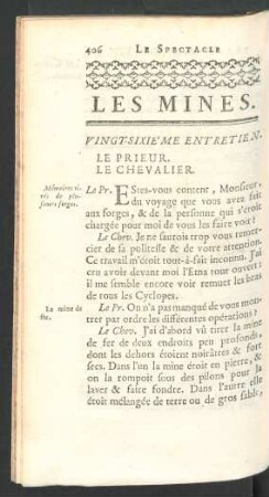 Vingt-sixième Entretien. Les Mines.