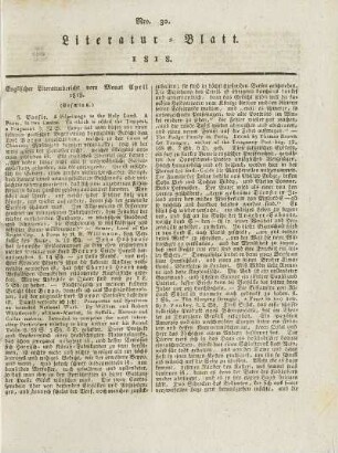30, 1818: Heft