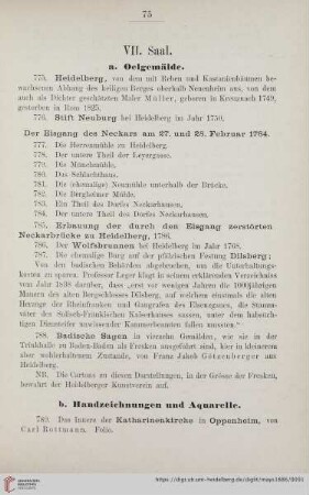 VII. Saal (Nr. 775 - 816)