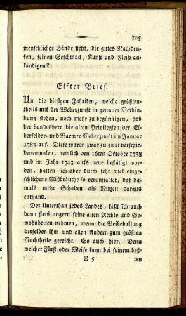 Elfter Brief.