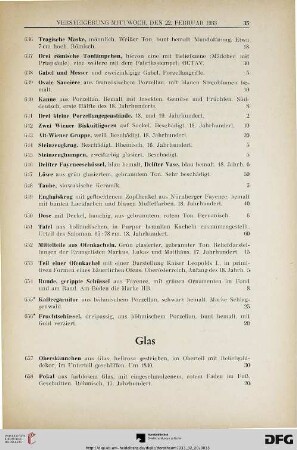 Glas (Nr. 657-688)