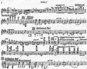 Originalnoten. Komposition: Gottfried Huppertz.