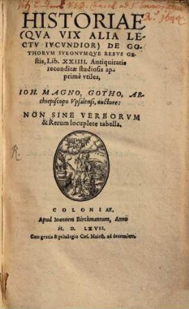 Historia de Gothorum Sueonumque rebus gestis