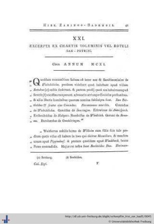 XXI - XL.