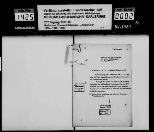 Wertheimer, Dr. Arthur, Den Haag früher Rastatt