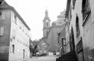 Ettenheim: Gasse am Rathaus zur Kirche