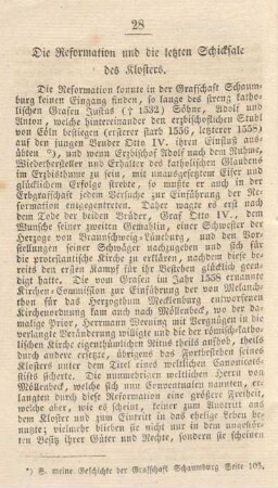 Die Reformation und die letzten Schicksale des Klosters.