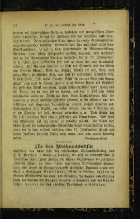 Für den Weihnachtstisch