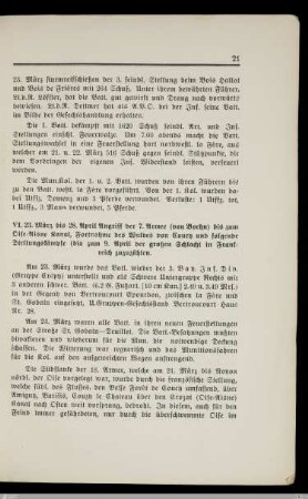 VI. Angriff der 7. Armee bis zum Oise-Aisne Kanal ...