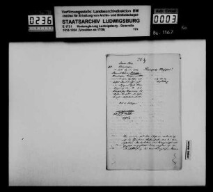 Stängel, Regierungsregistrator