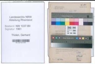 Entnazifizierung Gerhard Tholen , geb. 30.03.1902 (Landwirt)