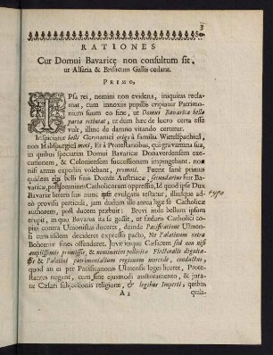 3-11, Rationes